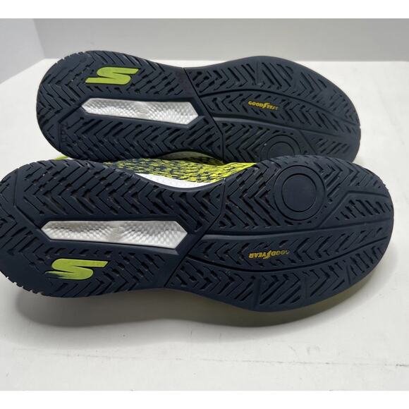 Skechers Viper Court Pickleball Shoes Yellow/Navy Men's Size 8 Sneakers - Picture 7 of 9
